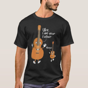 Uke I bin dein Vater Ukulele Gitarreninstrument UK T-Shirt