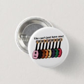 Uke kann ein nicht gerade haben! Kleiner Knopf Button (Vorne & Hinten)