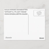 Uke kann es tun! postkarte (Rückseite)