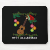 Uke Mele Kalikimaka Ukulele Weihnachtslieder Aloha Mousepad (Vorne)