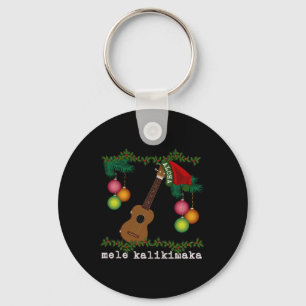 Uke Mele Kalikimaka Ukulele Weihnachtslieder Aloha Schlüsselanhänger