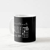 Uke Music Life ohne ukulele würde B flach Kaffeetasse (Vorderseite Links)