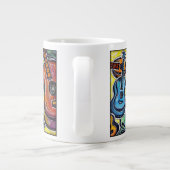 Uke Orchester-riesige China-Tasse Jumbo-Tasse (Rückseite)