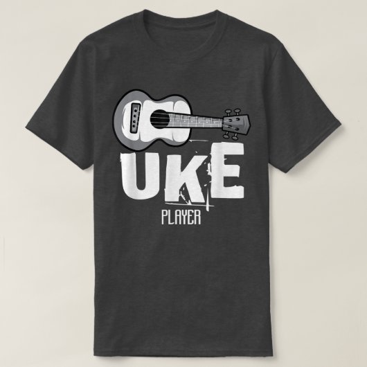Uke Player Music Lover 3093 T-Shirt (Design vorne)