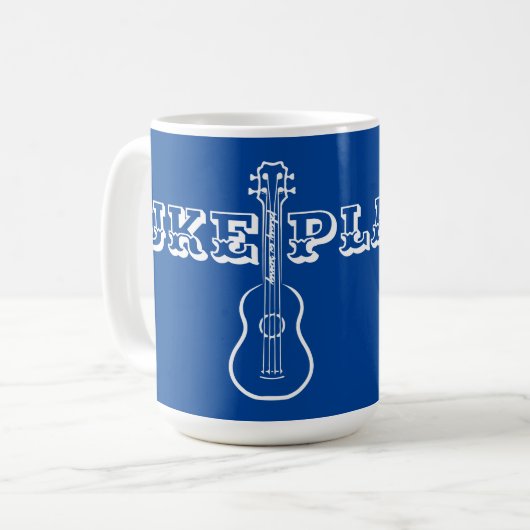Uke Player-Tasse Kaffeetasse (Vorderseite Links)