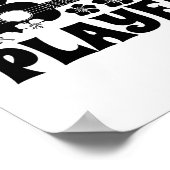 Uke Player Ukulele Hawaiian Musician Musician Poster (Ecke)