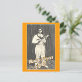 Uke Players Rock Postcard Postkarte (Stehend Vorderseite)