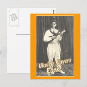 Uke Players Rock Postcard Postkarte (Vorne/Hinten)