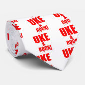 Uke & Rock Krawatte (Gerollt)
