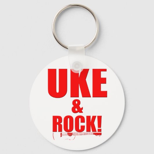 Uke & Rock Schlüsselanhänger (Vorderseite)