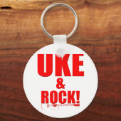 Uke & Rock Schlüsselanhänger (Vorderseite)