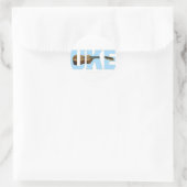 UKE RUNDER AUFKLEBER (Tasche)