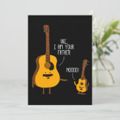 Uke Ukulele Ich bin dein Vater Vater Geschenk Ankündigung (Stehend Vorderseite)