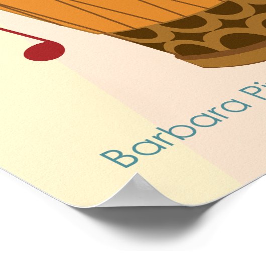 Ukelele Collage Poster (Ecke)