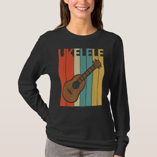Ukelele Musikinstrument T-Shirt (Vorderseite)