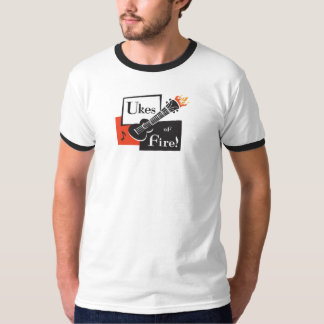 Ukes des Feuers! Der Wecker-T-Shirt des Mannes T-Shirt