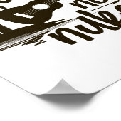 Ukes Not Nukes Ukulele Player Hawaiian Musiker Poster (Ecke)