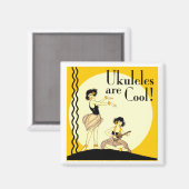 Ukes sind Cool! Magnet (Vorderseite/Rückseite)