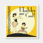 Ukes sind Cool! Magnet (Vorne)