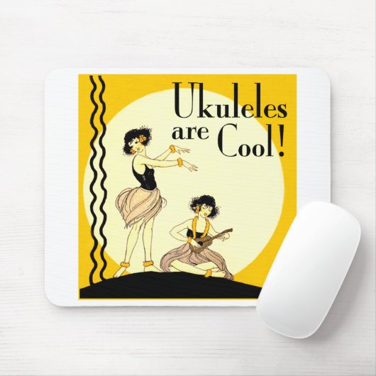 Ukes sind cool! Mousepad (Mit Mouse)