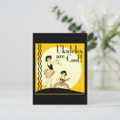 Ukes sind Cool! Postkarte (Stehend Vorderseite)