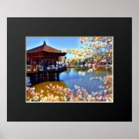 Ukimi-do-Pavillon: Cherry Blossom ポ ス タ