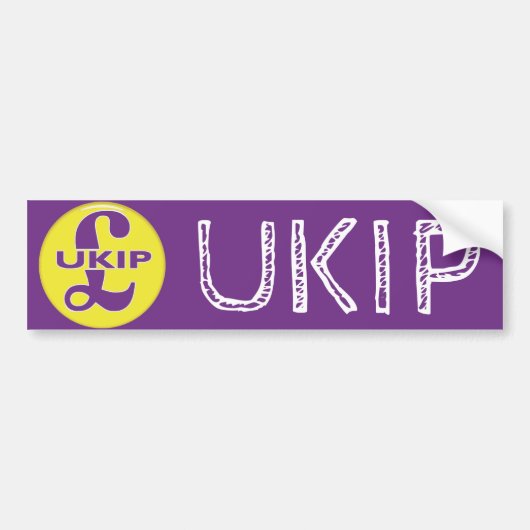 UKIP Independence Party Autoaufkleber (Vorne)