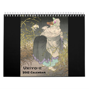 Ukiyo-e 2015 Gewohnheit Druckkalender Kalender