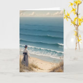 Ukiyo-e Art Japanisches Beileid Karte (Gelbe Blume)