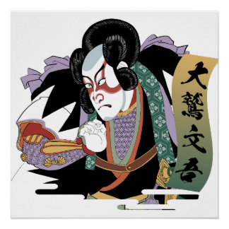 Ukiyo-e Art of Kabuki Poster