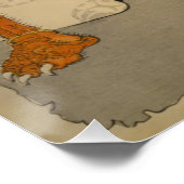 [Ukiyo-E] Begegnung von Lord Teishin mit einem Däm Poster (Ecke)