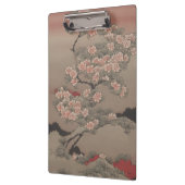 Ukiyo-e blühender Baum Klemmbrett (Links)