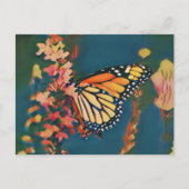 Ukiyo-e Butterfly Postkarte (Vorderseite)