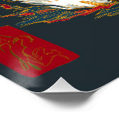 Ukiyo-e Cat | Japanische Kunstdrucke Poster (Ecke)