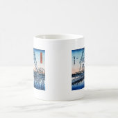 Ukiyo-e der Fujisan Japan Kaffeetasse (Mittel)
