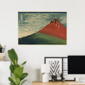 Ukiyo-e Hokusai Fujiyama Poster (Heimbüro)