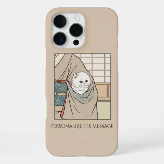 Ukiyo-e Inspiriert – Dramatisches JAPAN iPhone Hülle (Rückseite)
