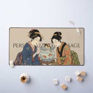 Ukiyo-e Inspiriert – Dramatisches JAPAN Schreibtischunterlage