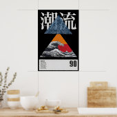 Ukiyo-e inspirierte japanische Great Wave Kunst Vi Poster (Küche)