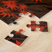 Ukiyo-e Japan Herbst Samurai Puzzle (Seite)