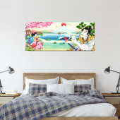 Ukiyo-e japanische Art Canvas Print Leinwanddruck (Insitu (Schlafzimmer))