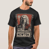 Ukiyo-e Newton | Wissenschaftliches Genius-Portrai T-Shirt (Vorderseite)