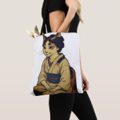 Ukiyo-e style calico cat tote bag tasche (Von Nahem)
