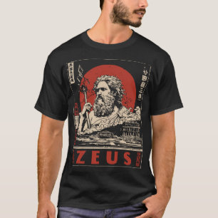 Ukiyo-e Zeus Thunder   Griechische Mythologie T-Shirt
