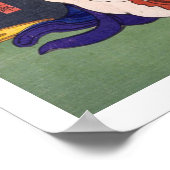 ukiyoe - 和 漢 百 語 Nr. 03 - 小 野 物 Poster (Ecke)