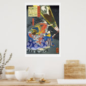 ukiyoe - 和 漢 百 語 Nr. 09 - 小 田  - Poster (Küche)