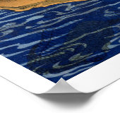 ukiyoe - 和 漢 百 語 Nr. 24 - 鷺 池 物 Poster (Ecke)