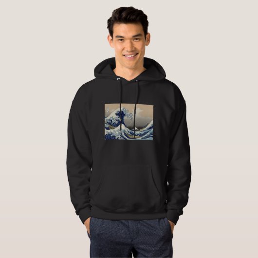 Ukiyoe 富嶽三十六景神奈川沖浪裏 Hoodie (Vorne ganz)