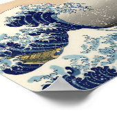 Ukiyoe 富嶽三十六景神奈川沖浪裏 Poster (Ecke)