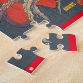 ukiyoe - Ban Jyakutarō - japanischer Zauberer - Puzzle (Seite)